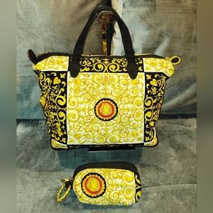 NWOT Gianni Versace Authentic Vintage Baroque Medusa Handbag Set